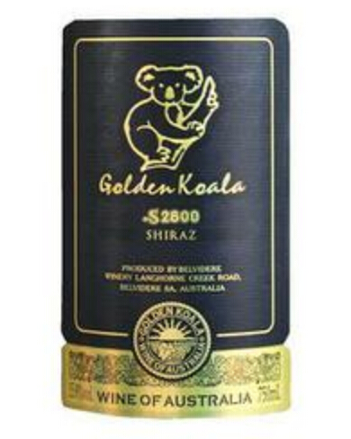 金考拉S2800设拉子干红Golden Koala S2800 Shiraz