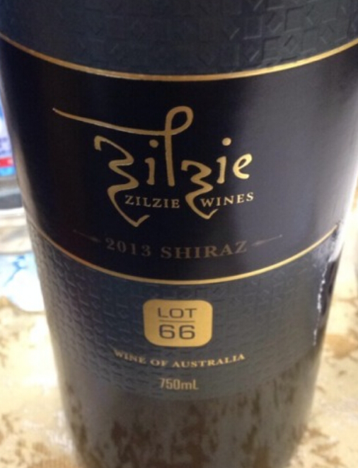 绅士酒庄LOT66设拉子干红Zilzie Lot 66 Shiraz