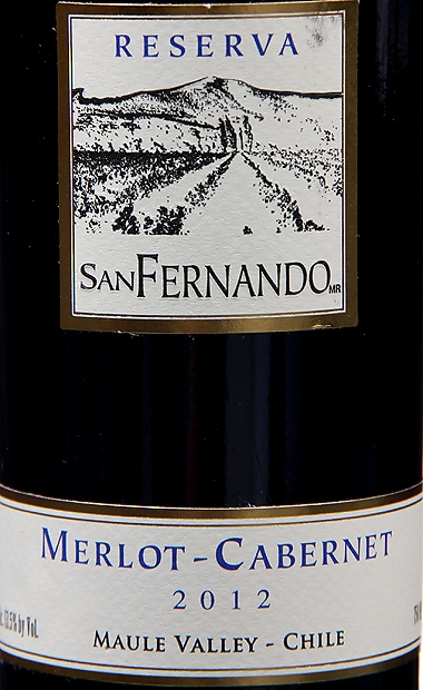 圣费尔南多珍藏梅洛赤霞珠干红San Fernando Reserva Merlot Cabernet