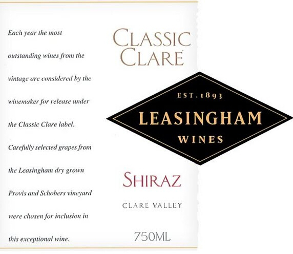 丽星酒园经典设拉子干红Leasingham Wines Classic Shiraz