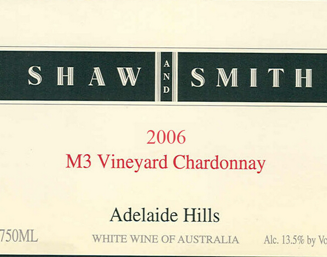 沙朗霞多丽干白Shaw Smith M3 Vineyard Chardonnay