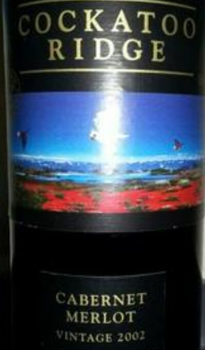 皇冠鹦鹉庄园赤霞珠梅洛干红Cockatoo Ridge Cabernet Sauvignon Merlot