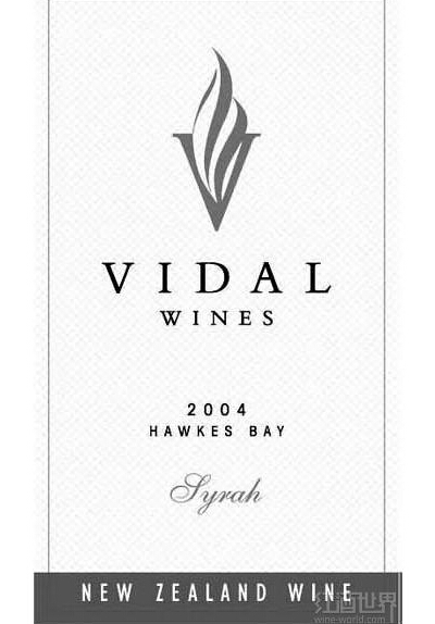 维达尔庄园系列西拉干红Vidal Estate Range Syrah