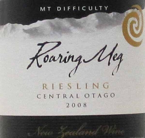 困难山呼啸梅雷司令干白Mt Difficulty Roaring Meg Riesling