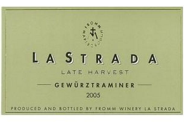 弗罗姆大路晚收琼瑶浆甜白Fromm La Strada Late Harvest Gewurztraminer