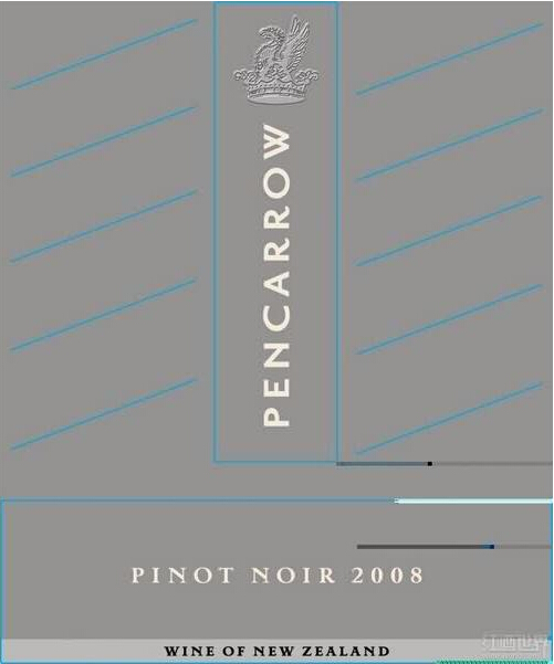 帕利斯尔彭卡罗黑皮诺干红Palliser Estate Pencarrow Pinot Noir