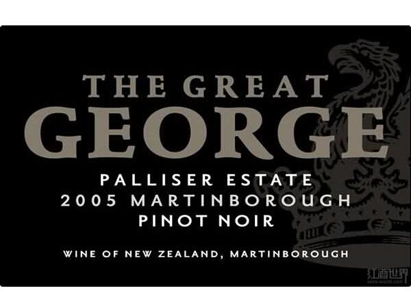 帕利斯尔大乔治黑皮诺干红Palliser Estate The Great George Pinot Noir