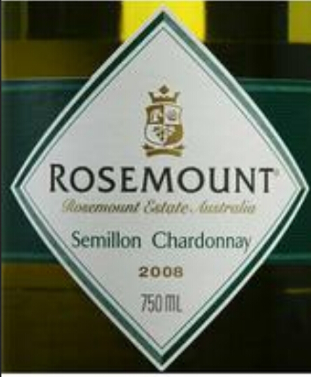 玫瑰庄园钻石酒窖系列赛美蓉霞多丽干白Rosemount Diamond Cellar Semillon Chardonnay