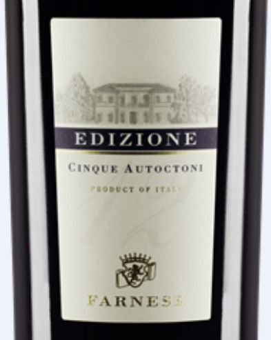 法尼丝艾迪如五点奥托卡通干红Farnese Edizione Cinque Autoctoni