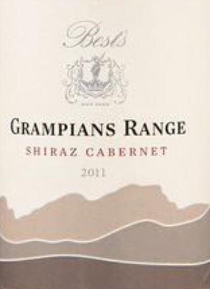 贝思格兰屏设拉子赤霞珠干红Best's Grampian Range Shiraz Cabernet