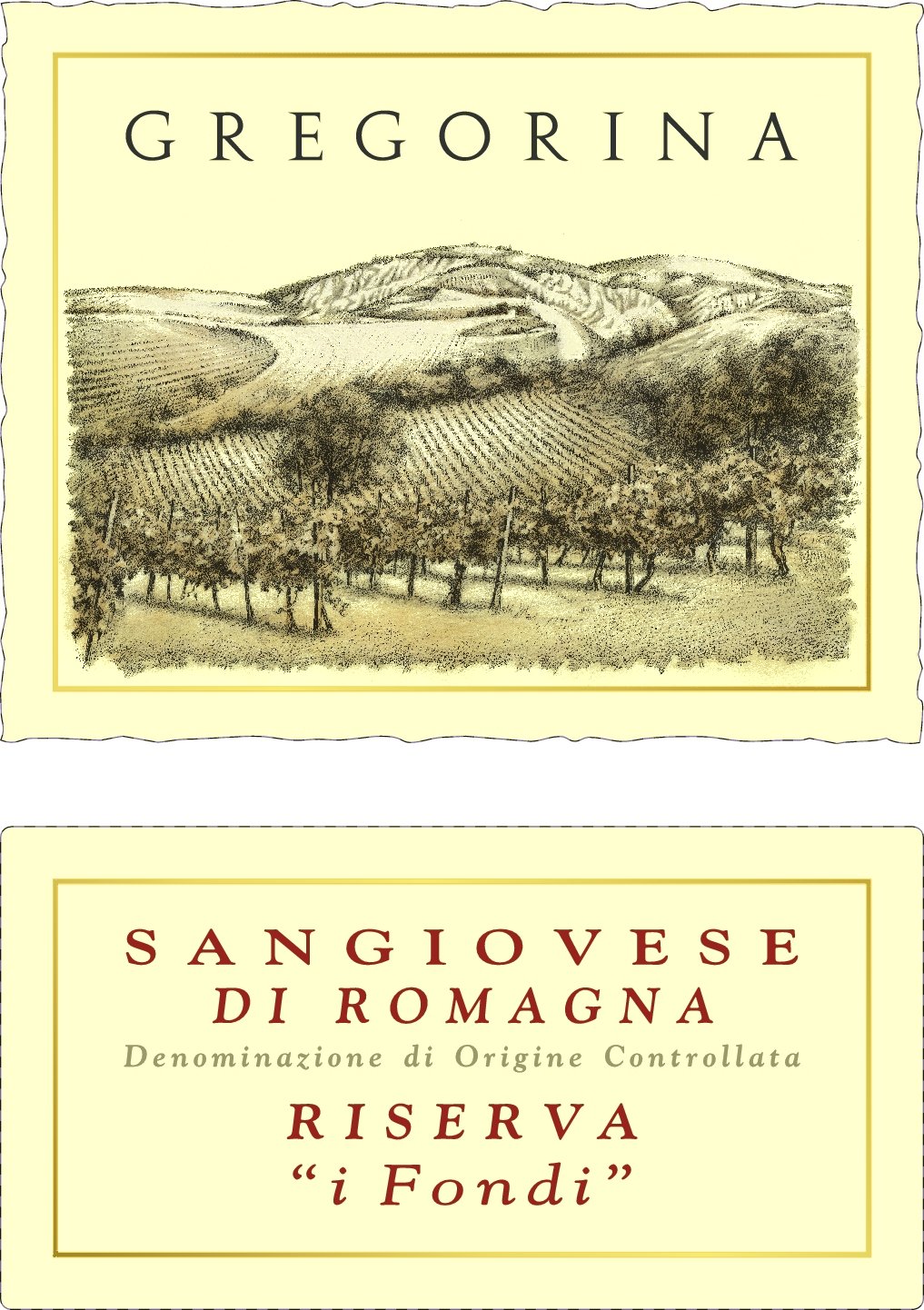 谷丽桑娇维塞珍藏干红Gregorina Sangiovese Reserva “i fondi”