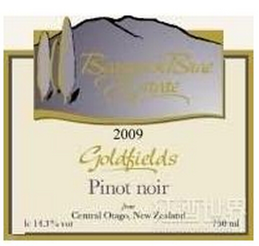 班诺克山坡采金山黑皮诺干红Bannock Brae Estate Goldfields Pinot Noir