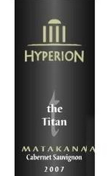 海波龙酒庄巨人赤霞珠干红Hyperion Wines The Titan Cabernet Sauvignon