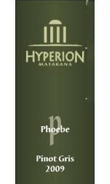 海波龙酒庄光明灰皮诺干白Hyperion Wines Phoebe Pinot Gris