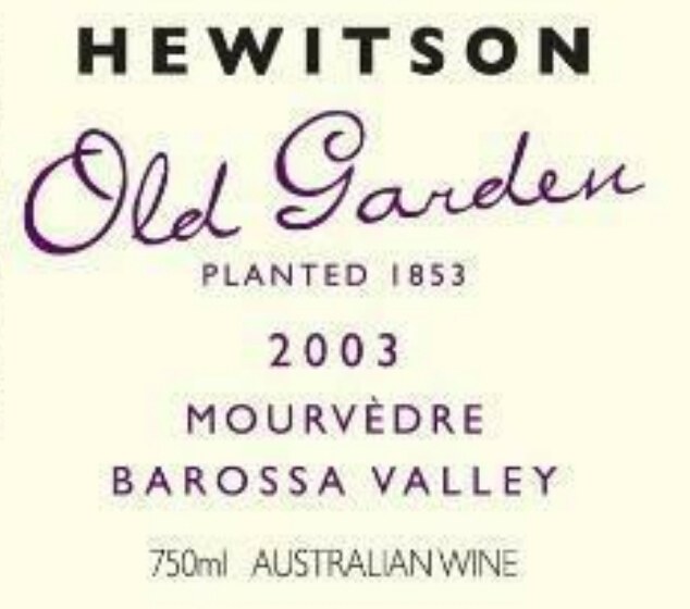 紫蝴蝶庄园古典庭院慕维怀特红葡萄酒Hewitson Old Garden Mourvedre