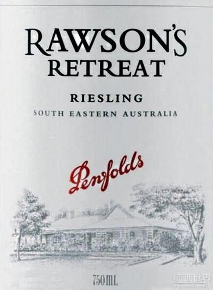 奔富洛神山庄雷司令干白Penfolds Rawson's Retreat Riesling