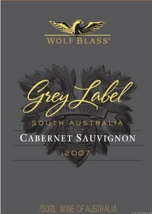 禾富酒园灰牌赤霞珠干红Wolf Blass Grey Label Cabernet Sauvignon