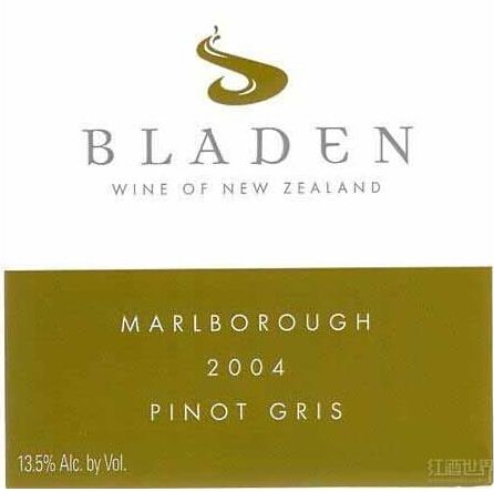 布拉登灰皮诺干白Bladen Pinot Gris