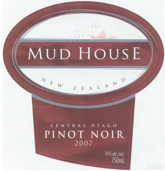 穆德黑皮诺干红Mud House Pinot Noir