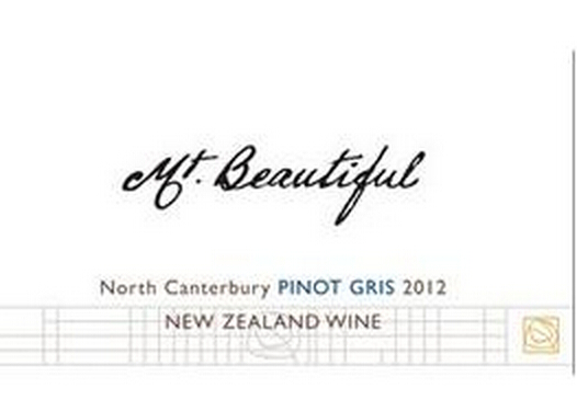 美景山灰皮诺干白Mt. Beautiful Pinot Gris