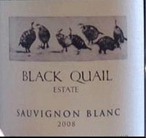 黑之鹌鹑长相思干白Black Quail Estate Sauvignon Blanc