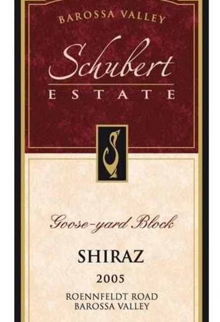 许伯特鹅园设拉子干红Schubert Estate Goose-Yard Block Shiraz