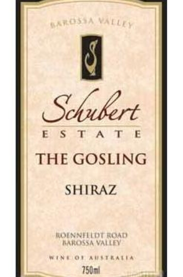 许伯特小鹅设拉子干红Schubert Estate The Gosling Shiraz