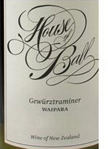 球屋琼瑶浆干白House of Ball Gewurztraminer