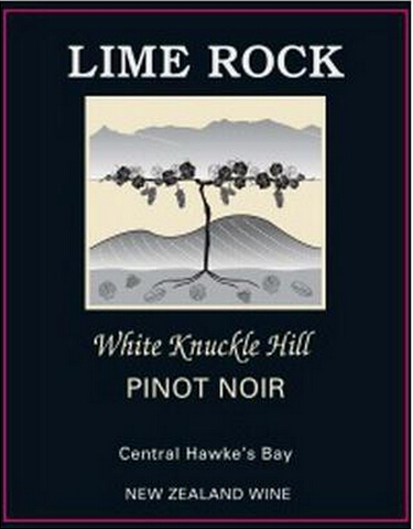 莱姆岩白指山黑皮诺干红Lime Rock White Knuckle Hill Pinot Noir
