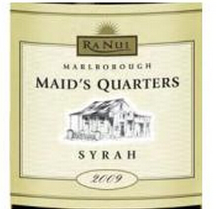 兰奴以瑞纳美黛阔德西拉干红Ranui Wines Ra Nui Maid’s Quarters Syrah