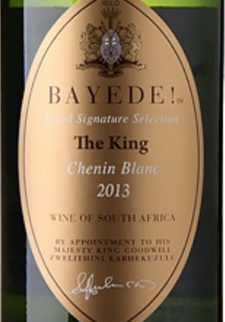 祖鲁王国王白诗南干白Bayede The King Chenin Blanc