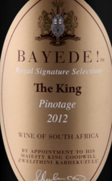 祖鲁王国王皮诺塔吉干红Bayede The King Pinotage