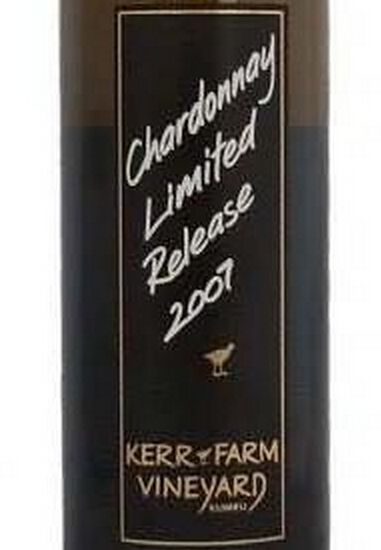 科尔限量版霞多丽干白Kerr Farm Limited Release Chardonnay
