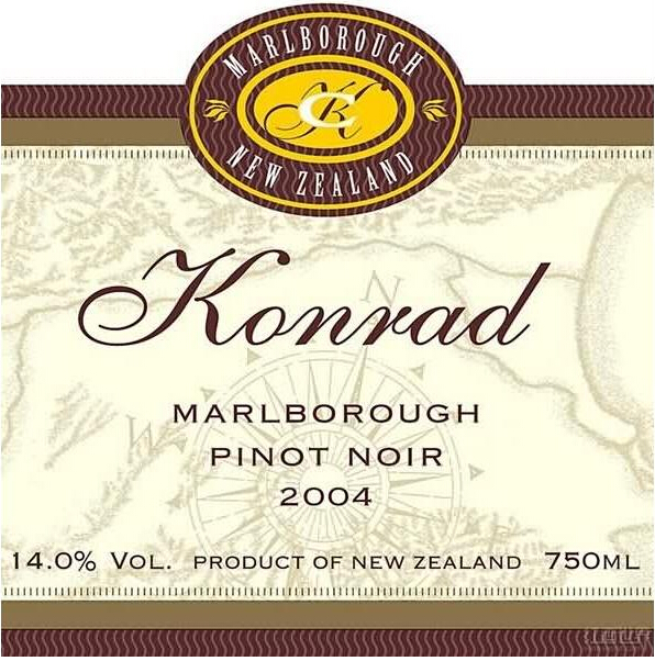 考瑞黑皮诺干红Konrad Pinot Noir