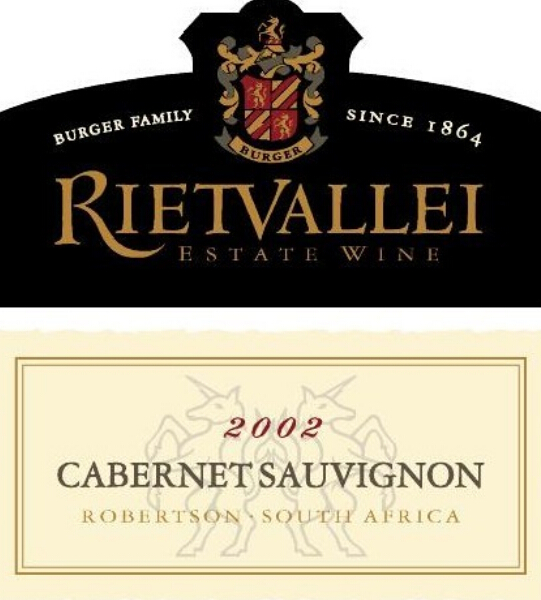 瑞特山谷赤霞珠干红Rietvallei Cabernet Sauvignon