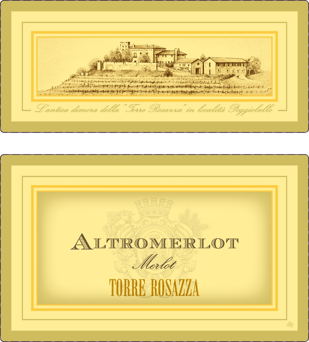 特丽意荣梅洛干红Torre Rosazza Altromerlot Merlot