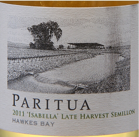 柏瑞图赛美容伊莎贝拉甜白Paritua Isabella Late Harvest Semillon