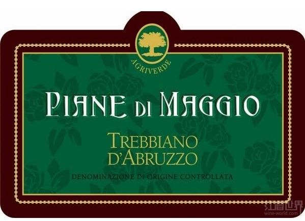 绿农皮亚内马吉奥塔比安诺干白Agriverde Piane di Maggio Trebbiano d'Abruzzo