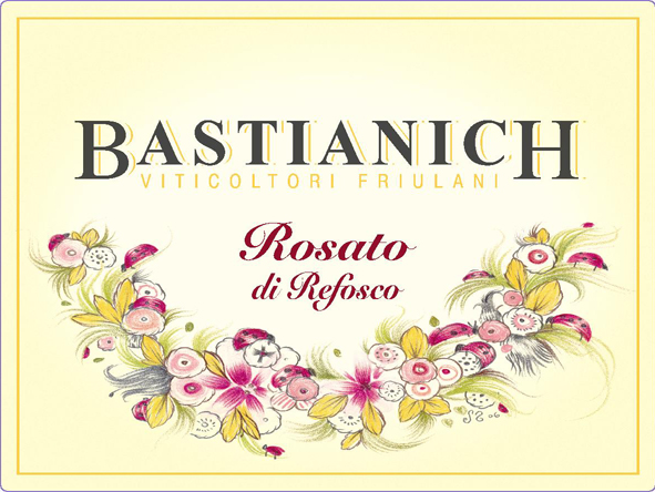 巴斯蒂安尼奇桃红Bastianich Rosato di refosco