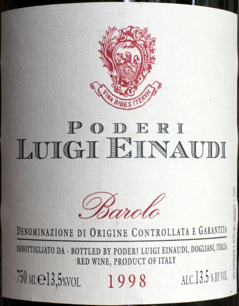 艾劳迪总统巴罗洛干红Poderi Luigi Einaudi Barolo