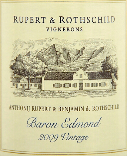 罗伯乐富齐酒桶赤霞珠梅洛干红Rupert & Rothschild Baron Edmond