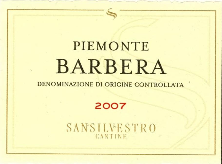圣思维乔皮埃蒙特巴贝拉干红Cantine San Silvestro Piemonte Barbera