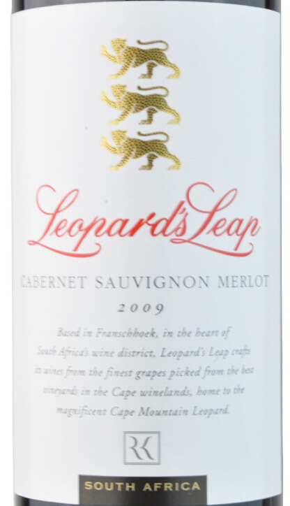 猎豹庄赤霞珠梅洛干红Leopards Leap Cabernet sauvignon Merlot