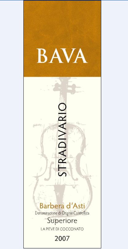 巴伐斯拉特地瓦罗阿斯蒂巴贝拉特级干红Bava Stradivario Barbera d'Asti superiore