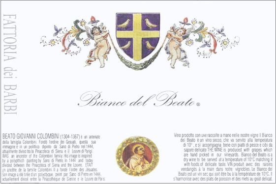 芭比幸福干白Fattoria dei Barbi Bianco del Beato