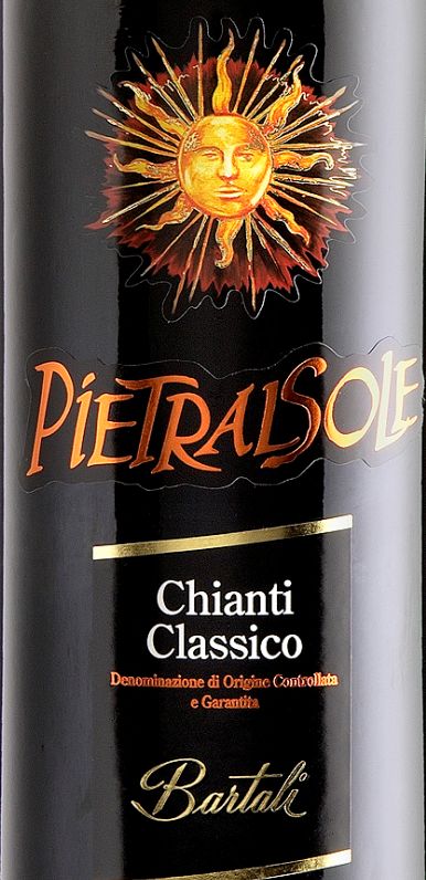 巴塔里太阳神经典基安蒂干红Bartali Pietralsole Chianti Classico