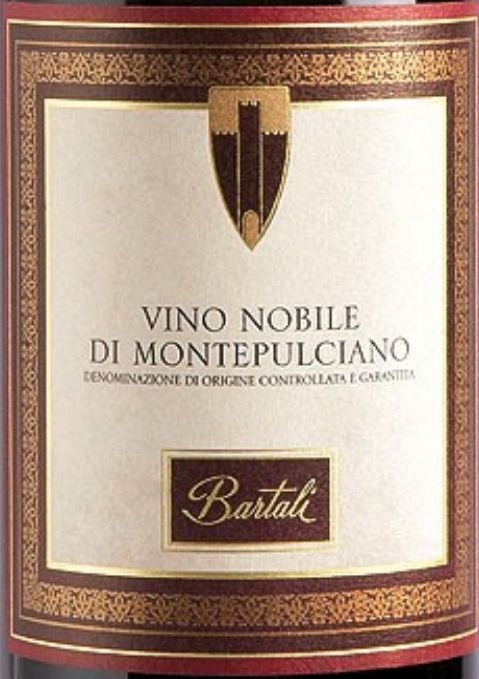 巴塔里蒙特布查诺贵族干红Bartali Vino Nobile di Montepulciano