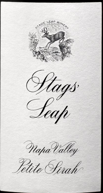 鹿跃酒窖小西拉干红Stag's Leap Wine Cellars Petite Sirah