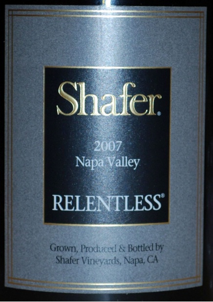 思福无情园干红Shafer Relentless
