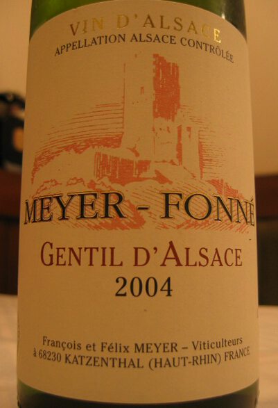 芳妮美让蒂尔干白Meyer Fonne Gentil d'Alsace